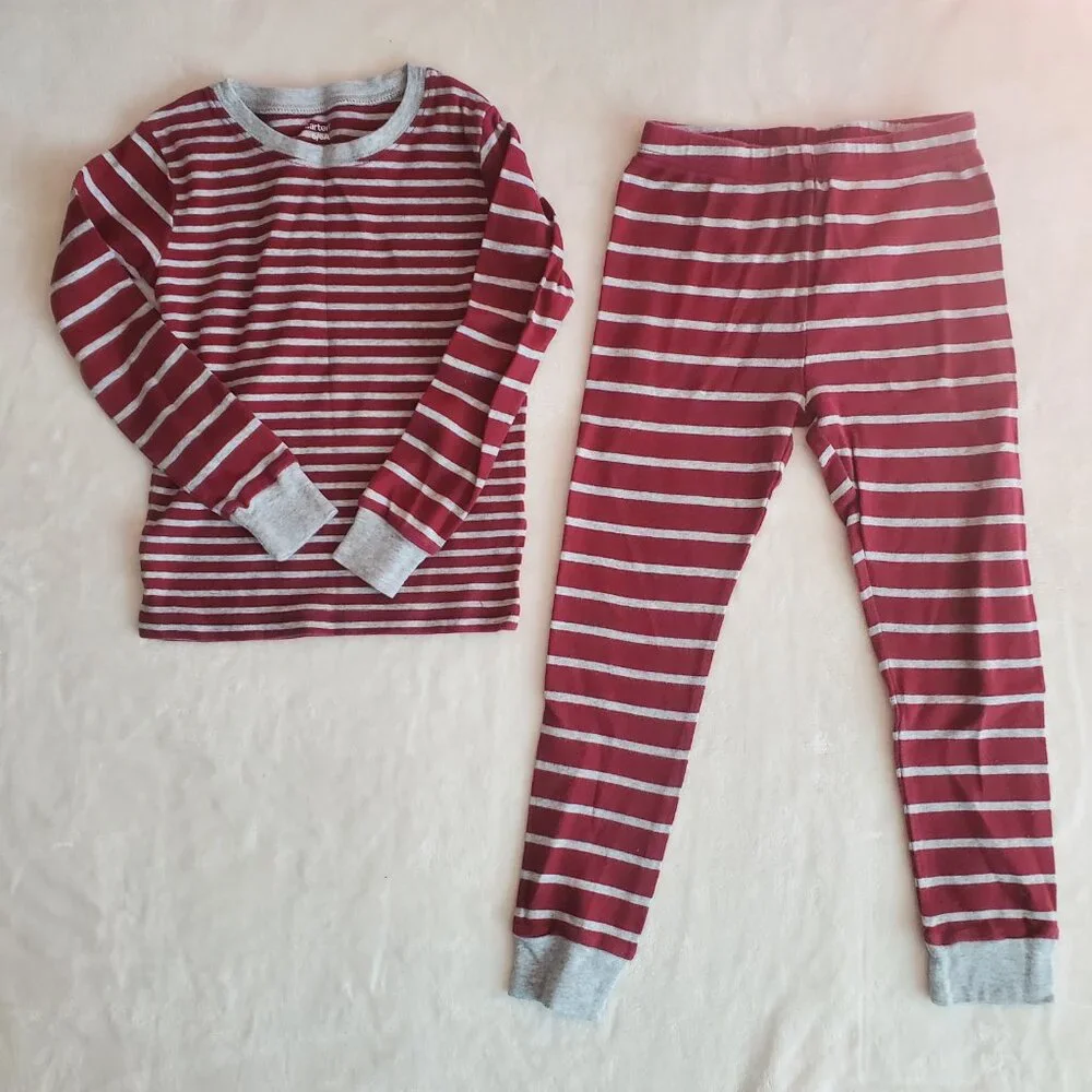 Carter's Set of 3 Pajama Sets. Christmas‎ Holidays Winter Snowman Size 6